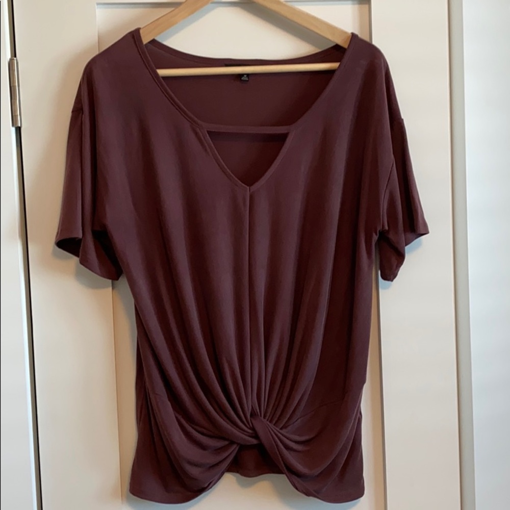 Lucky brand Ruched tshirt.